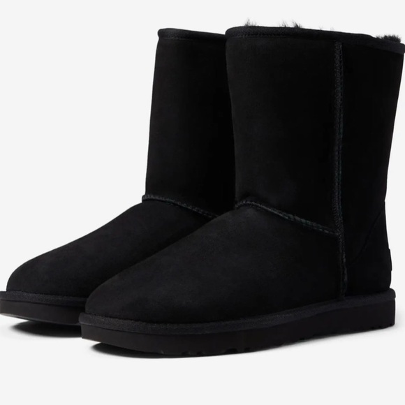 UGG Shoes - UGG Classic Short II Black Women's Boots size 9